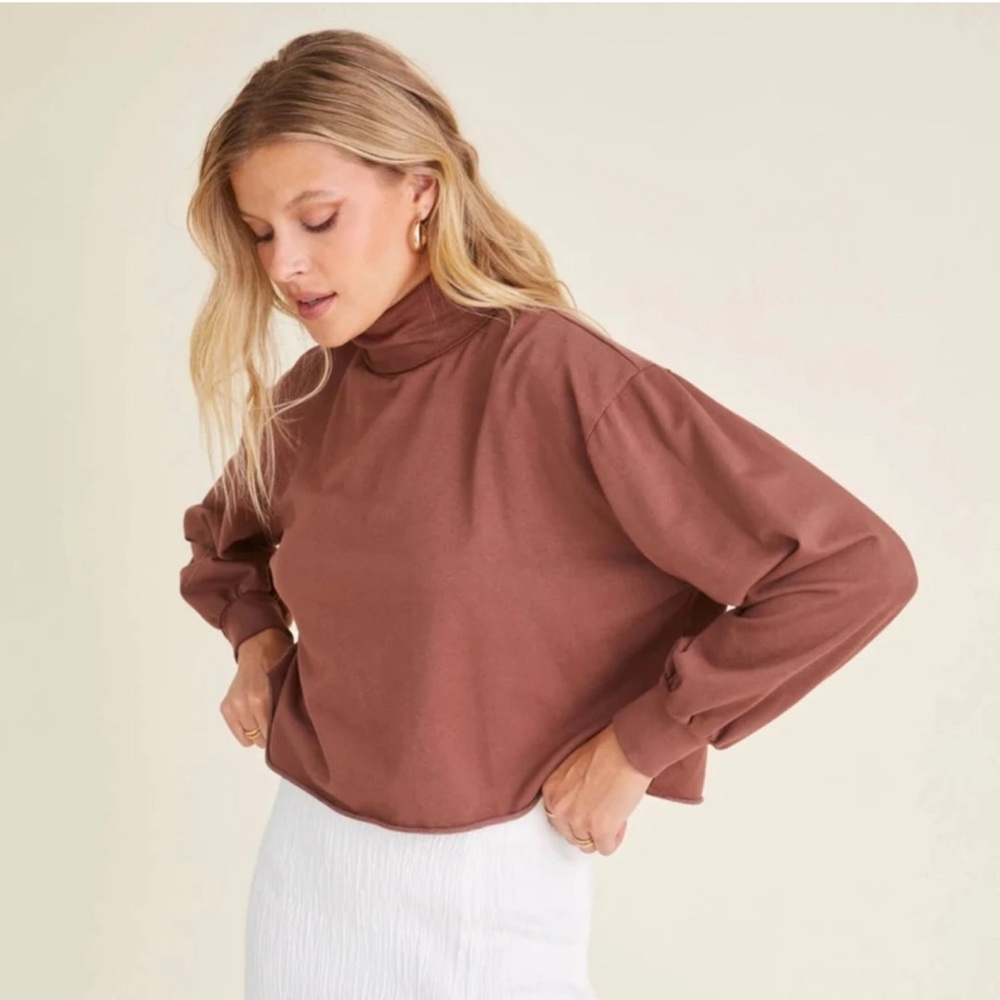 Mock Neck Sweatshirt